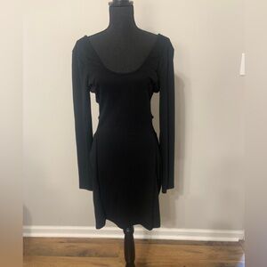 Rare London Backless Long-sleeve Dress. Size 10 Medium